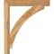 Ekena Millwork Thorton Block Rough Sawn Bracket w/ Offset Brace, Western Red Cedar, 6"W x 34"D x 40"H BKT0604X34X40THR05RWR - alternate 3